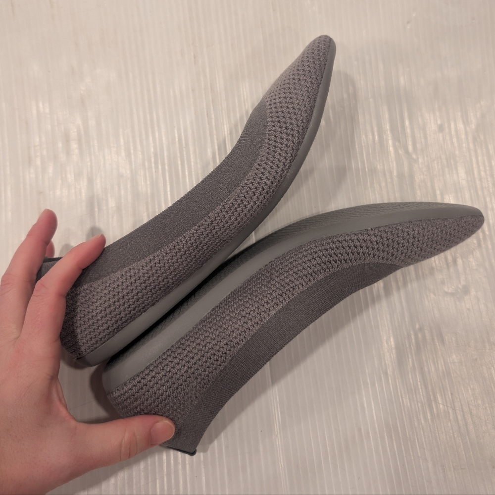 ALLBIRDS Women's Tree Breezers Breathable Woven Gray Flats Size 10.5 - Picture 7 of 9